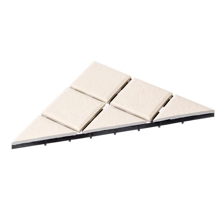 カインズ セラミックジョイントデッキ 三角 ホワイト L