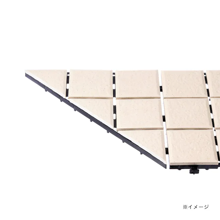 カインズ セラミックジョイントデッキ 三角 ホワイト L