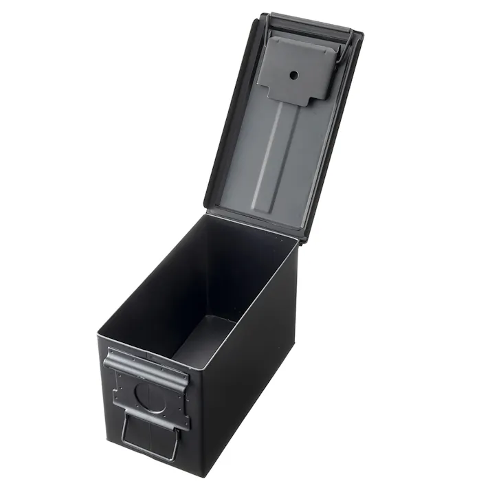 カインズ 防塵・防滴スチールケース 中 ブラック 幅30cm 奥行15.5cm 高さ18.5cm