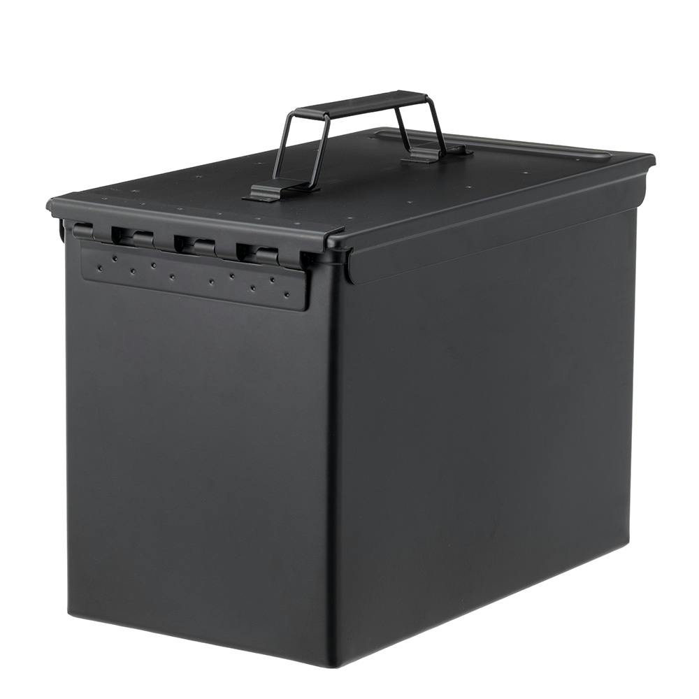 カインズ 防塵・防滴スチールケース 大 ブラック 幅32cm 奥行18.5cm 高