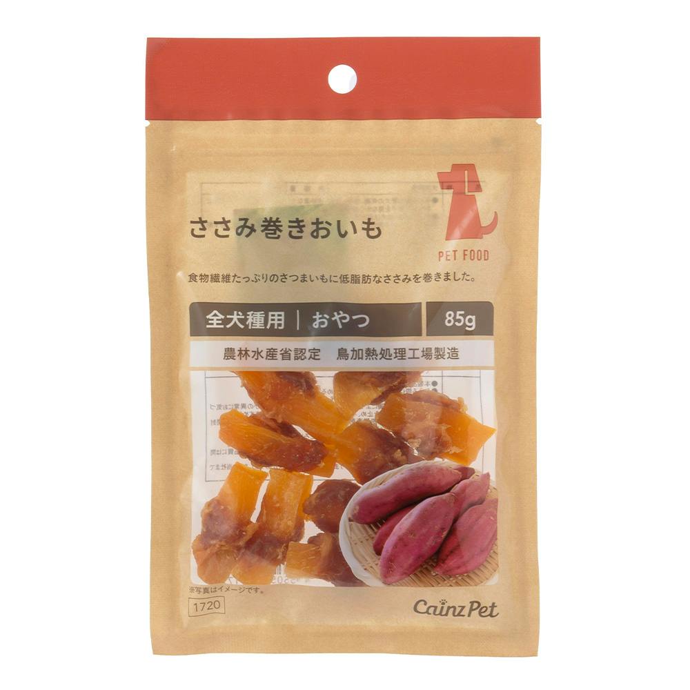ささみ巻きおいも 85g スナック・ドライタイプおやつ ささみ巻きおいも 85g スナック・ドライタイプおやつ