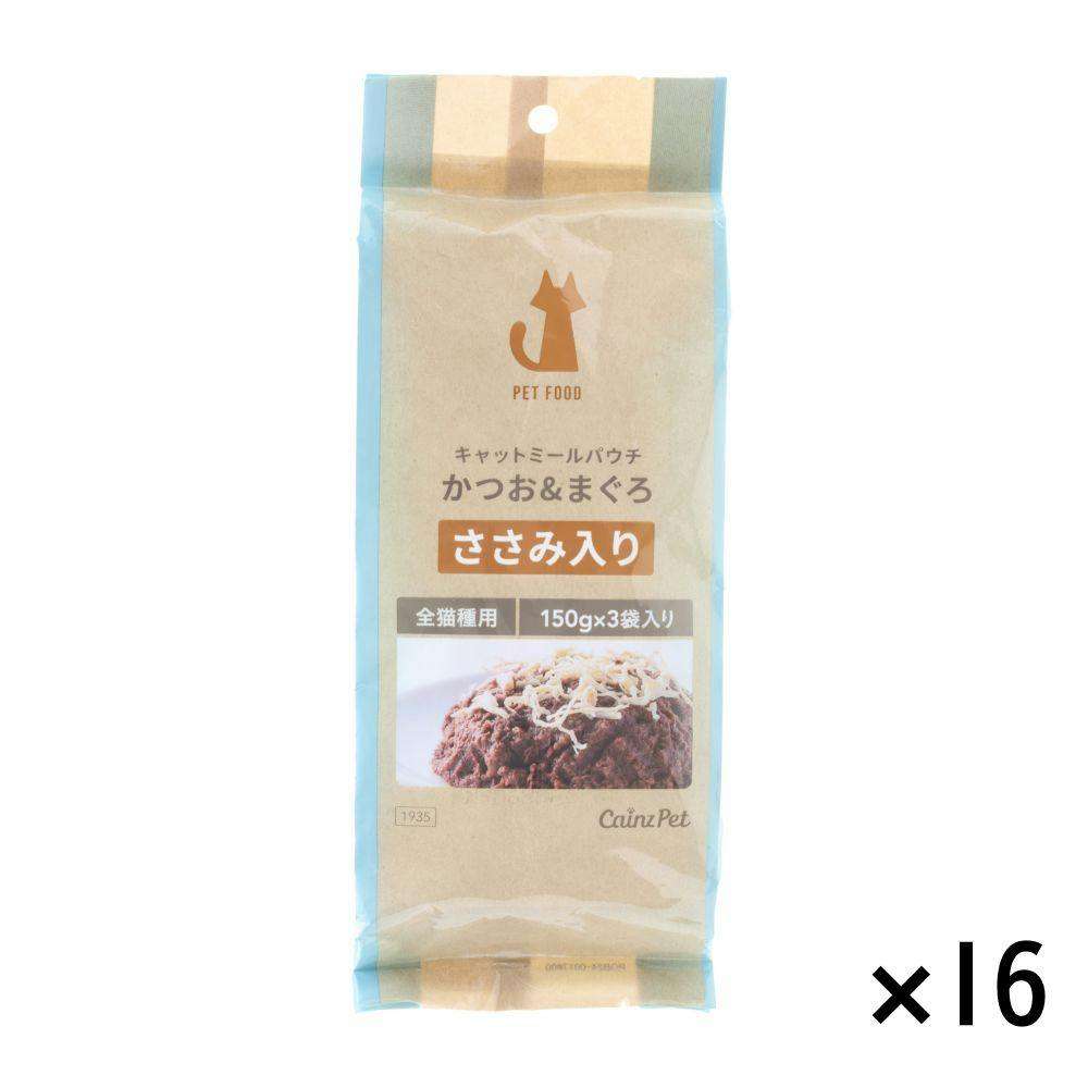 おさかな生活 ささみ入りまぐろ 24袋（60g×72袋） シニア　アイシア　猫用 ケース販売】アイシア おさかな生活 ささみ入りまぐろ 60g×3袋(1