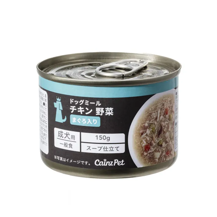 ドッグミール ハーフ缶 チキン野菜まぐろ入 150g