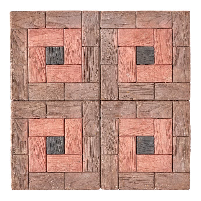 カインズ カラー 平板 30×30 クロススタイル ブラウン