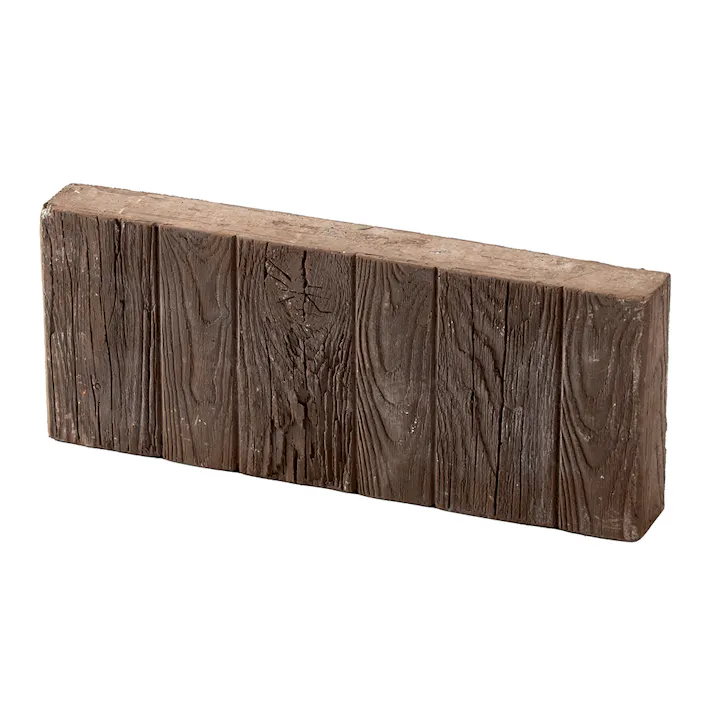 カインズ 花壇ブロック ストレート 木目 ブラウン