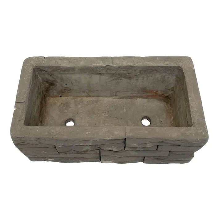 カインズ キューブボックス 30×15 レッジストーン ブラック