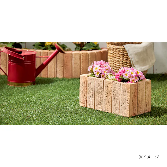 カインズ キューブボックス 30×15 ナチュラル オレンジ