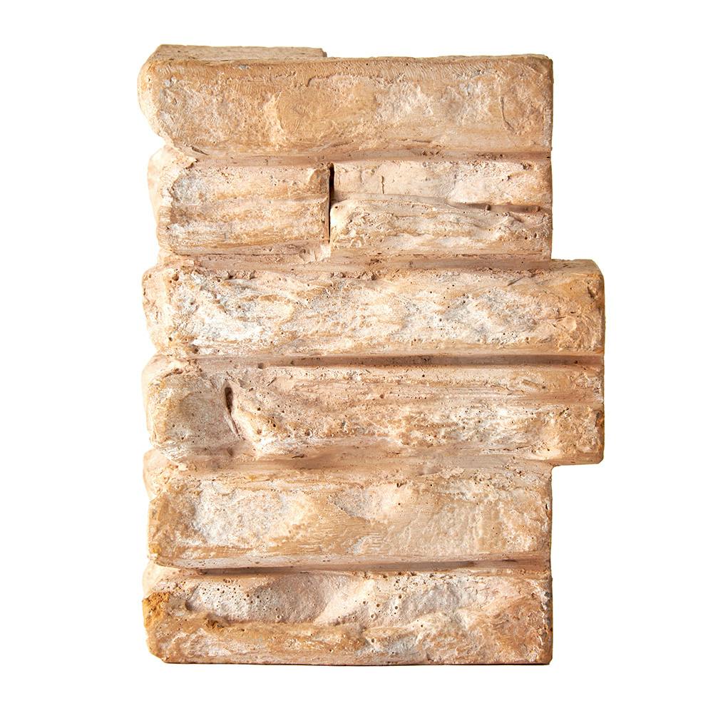 カインズ 花壇ブロック コーナー ライムストーン オレンジ | 庭園資材