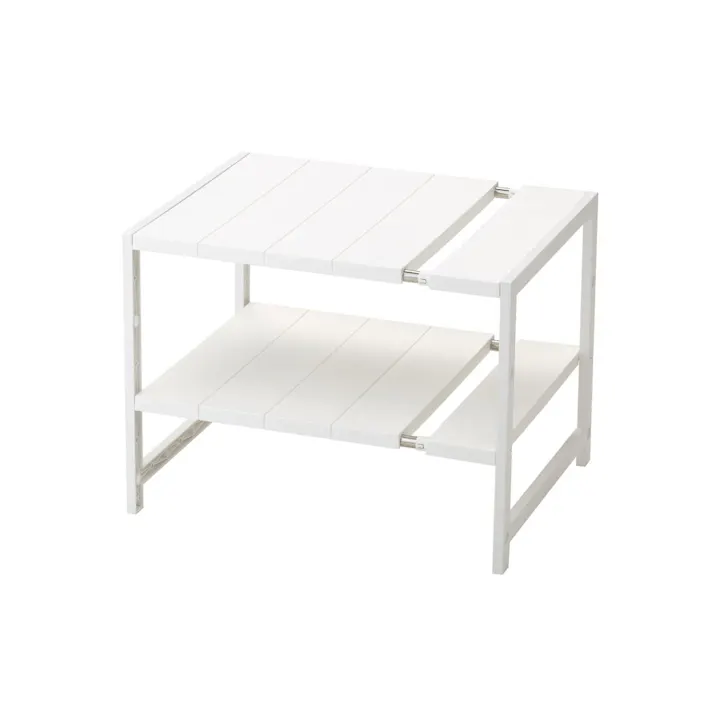 伸縮シンク下2段ラック