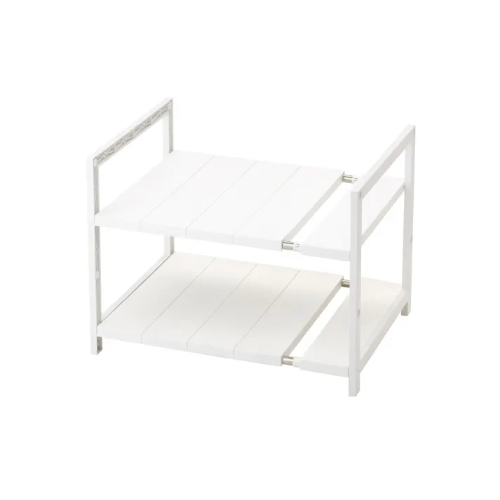 伸縮シンク下2段ラック