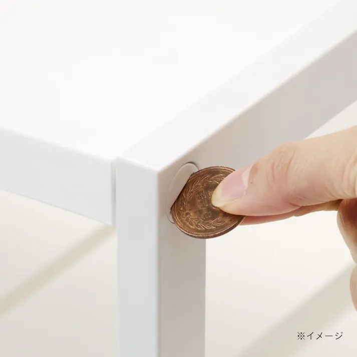 伸縮シンク下2段ラック