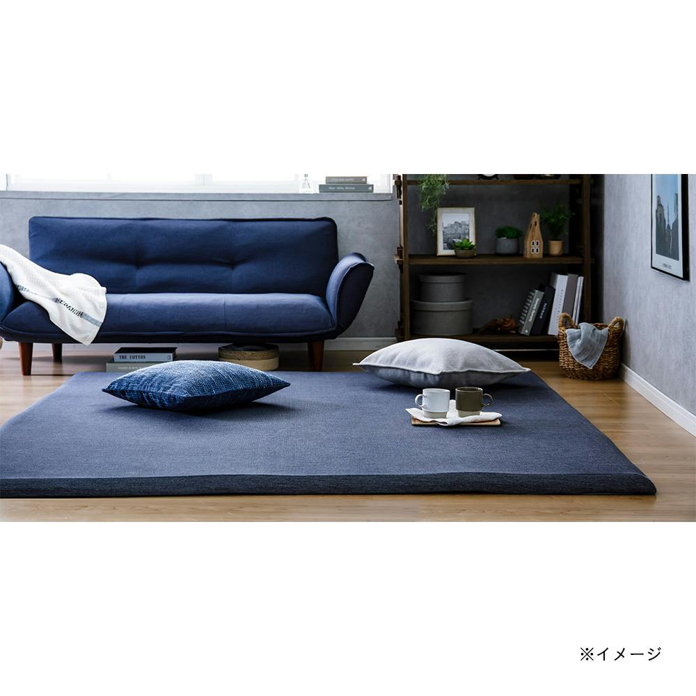 STANDARD CALIFORNIA ラグ ネイビー flattyラグ ネイビー 185×185cm | ラグ・カーペット・マット