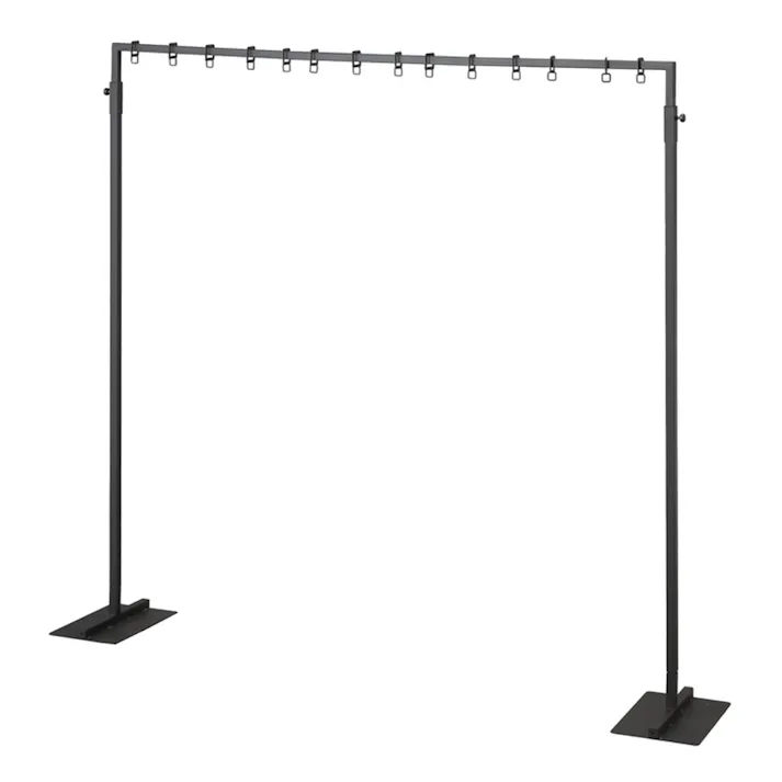 空間を仕切るパーテーションスタンド ブラック