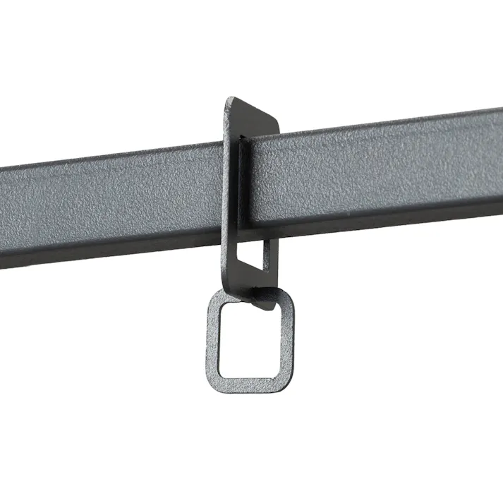 空間を仕切るパーテーションスタンド ブラック