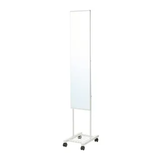 スタンドミラー キャスター付き ホワイト U70