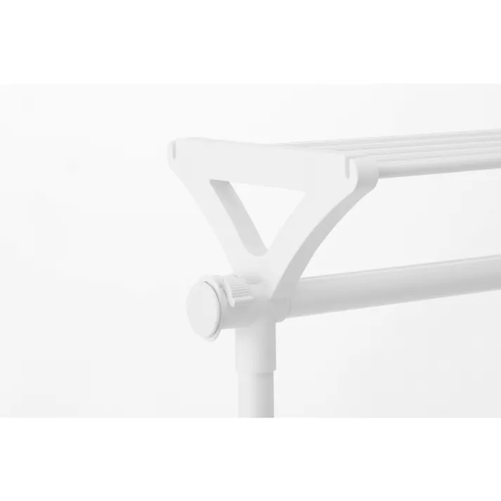 上棚付きハンガーラック ホワイト N62