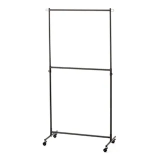 N36パイプハンガープロ 2段 ブラック