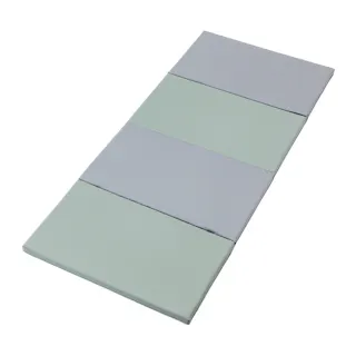 折りたたみクッションマット グリーングレー 75×180cm