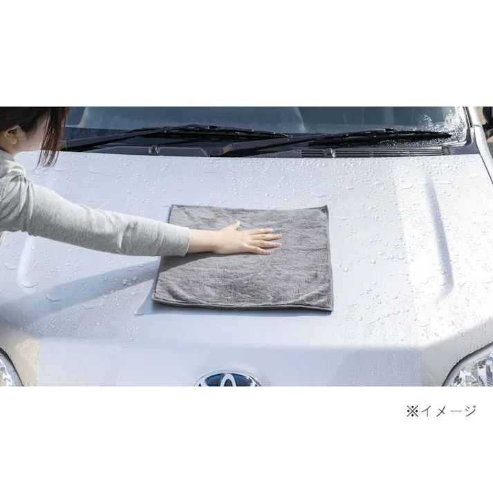 カインズ マイクロファイバー ふき取りクロス 2枚
