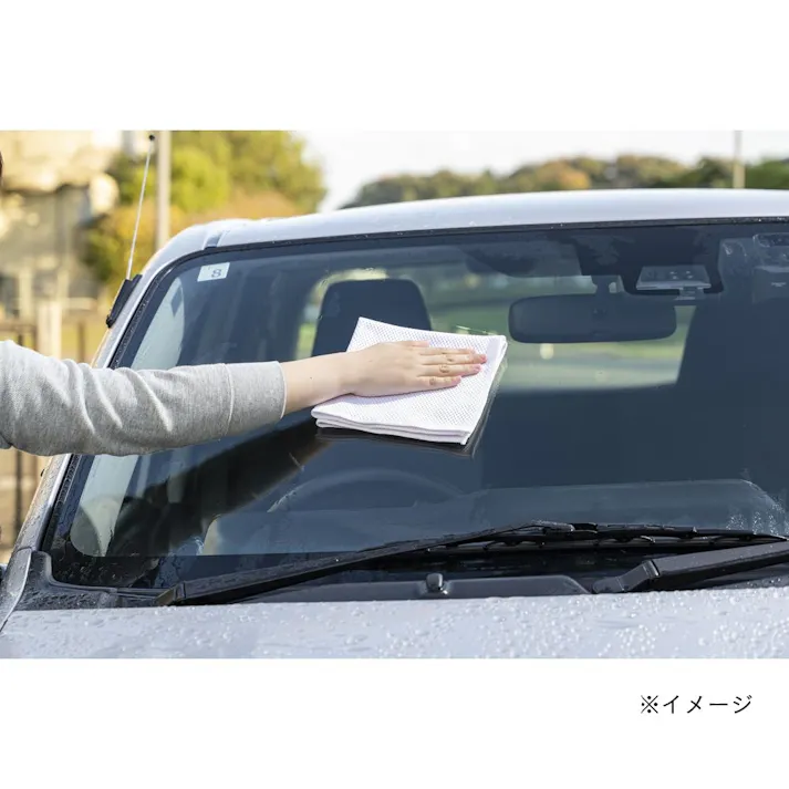 カインズ マイクロファイバー ふき取りクロス ガラス用 2枚