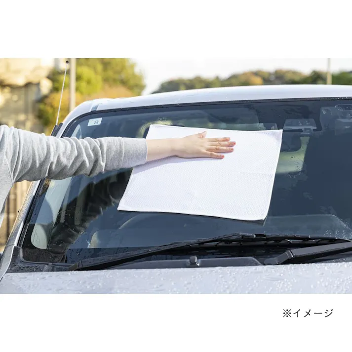 カインズ マイクロファイバー ふき取りクロス ガラス用 2枚