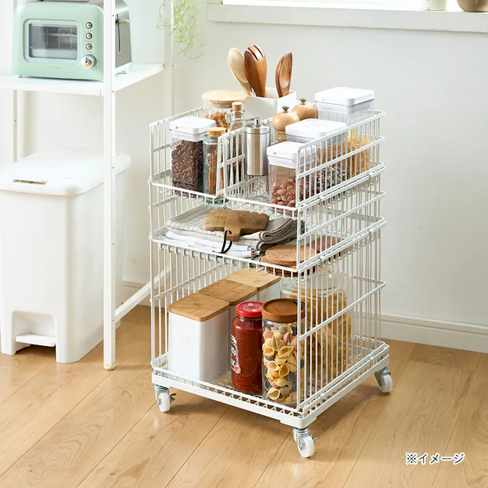 アイアンキャリコ Metallico ホワイト 浅型