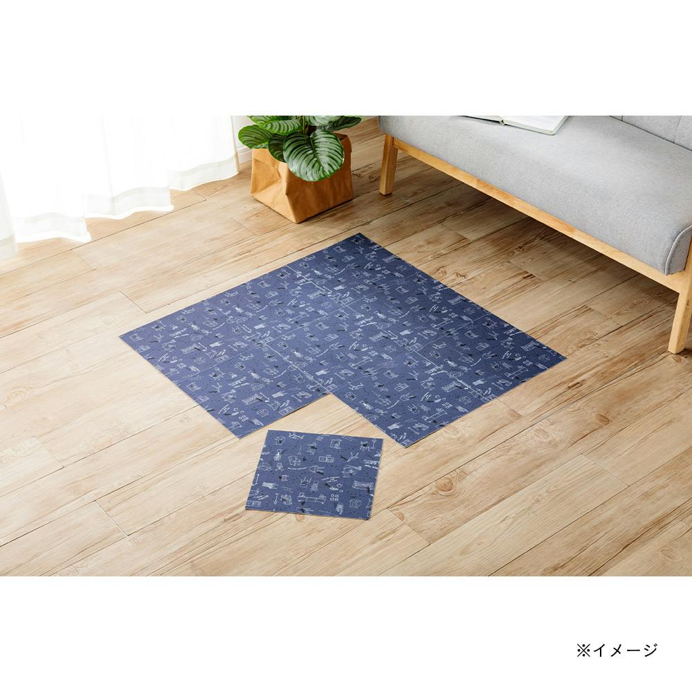 吸着マットで足腰負担を軽減する60068cmカーペット 吸着マットで足腰負担を軽減する60068cmカーペット