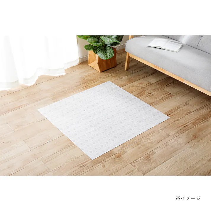 洗える吸着マット 9枚組 フライスグレー 29