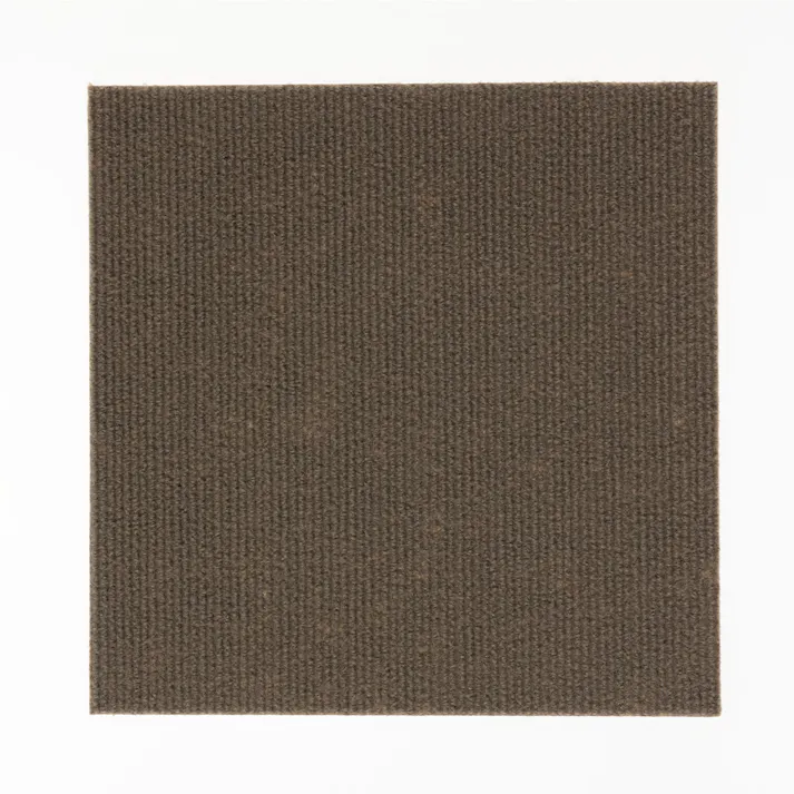 洗える吸着マット 9枚組 プレイン モカ 30×30cm