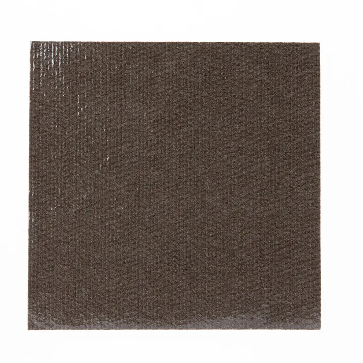 洗える吸着マット 9枚組 プレイン ブラウン 30×30cm