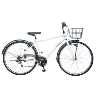 【自転車】アルミクロスバイク クラージュ COURAGE 700C 外装6段 G6HD ホワイト