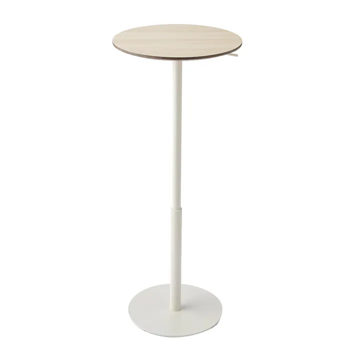 昇降サイドテーブル ホワイト 80×110cm