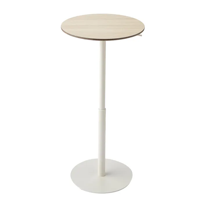 昇降サイドテーブル ホワイト 80×110cm