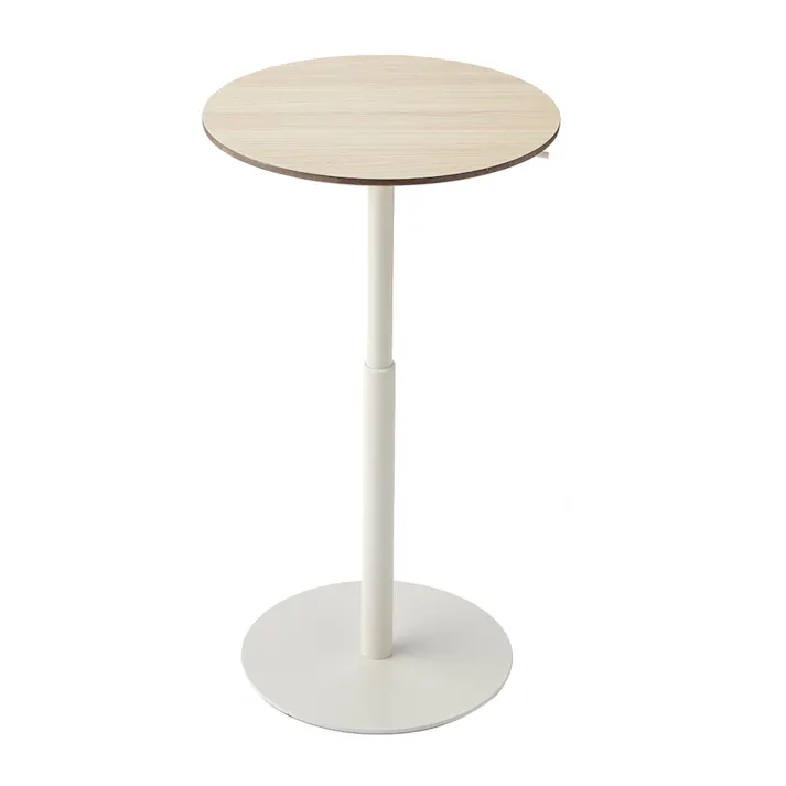 昇降サイドテーブル ホワイト 80×110cm