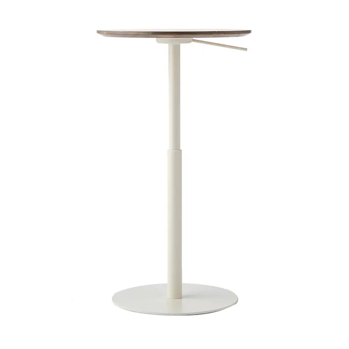 昇降サイドテーブル ホワイト 80×110cm