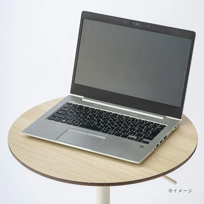 昇降サイドテーブル ホワイト 80×110cm