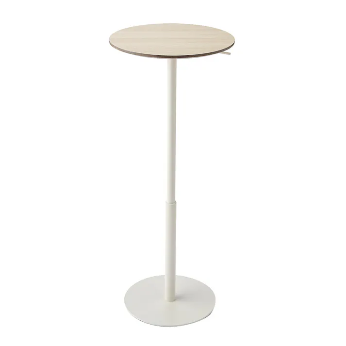 昇降サイドテーブル ホワイト 80×110cm