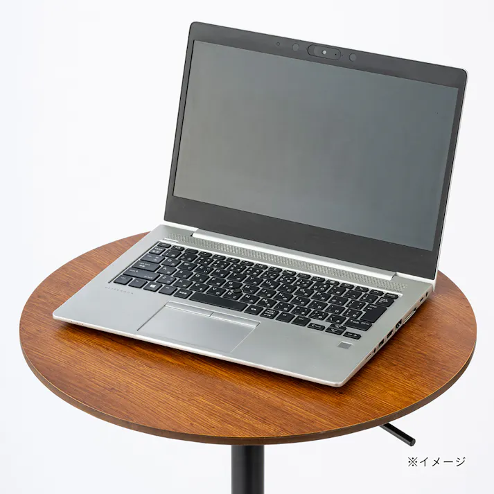 昇降サイドテーブル ブラック 80×110cm