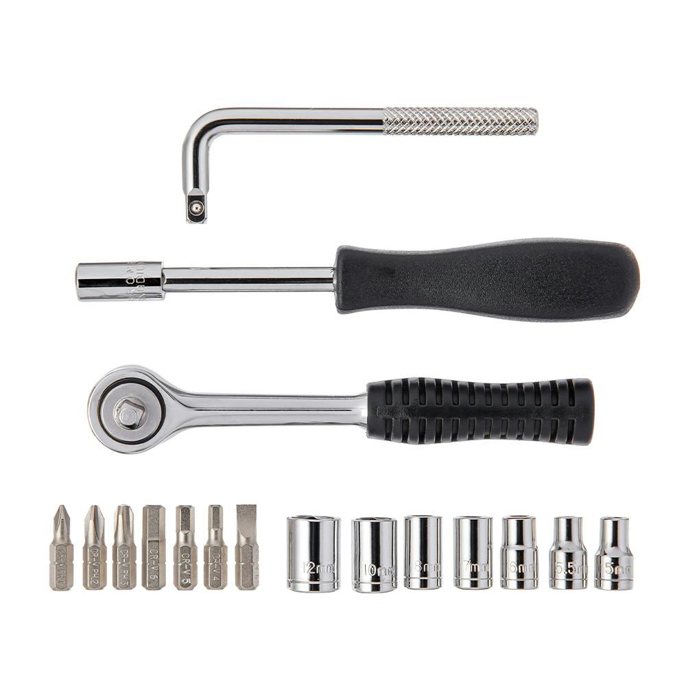 カインズ 6.35角ソケットレンチセット 18pcs | 作業工具・作業用品