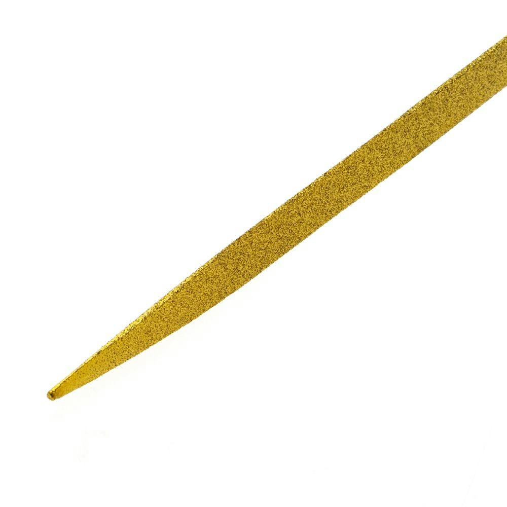 チタンコートダイヤモンドヤスリ 三角 140mm | 作業工具・作業用品