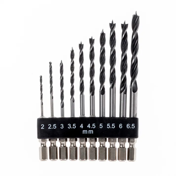 カインズ 六角軸木工・樹脂用ドリル 10本組