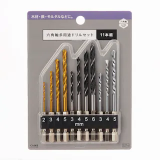 カインズ 六角軸多用途ドリルセット 11本組