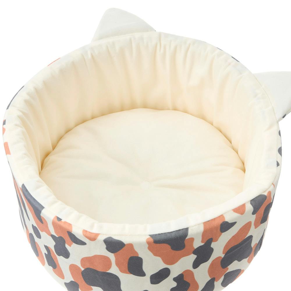 猫用 丸型ベッド 三毛 | ペット用品（犬） 通販