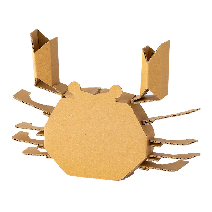 カインズ つくるとい ダンボールの水族館 かに