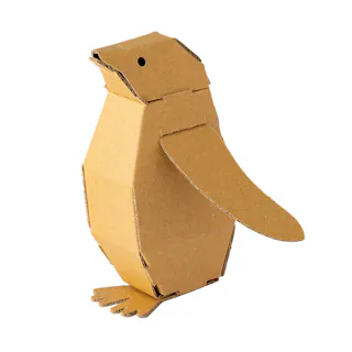 カインズ つくるとい ダンボールの水族館 ぺんぎん