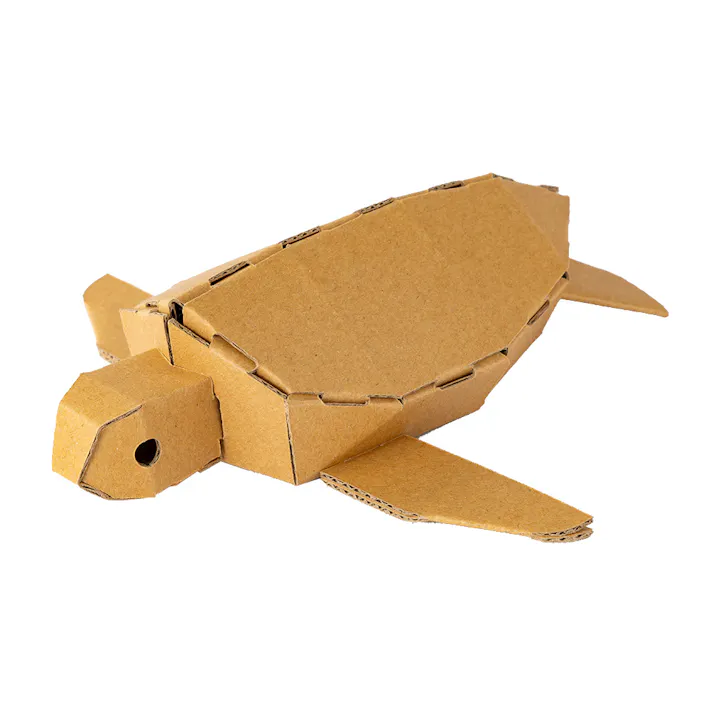 カインズ つくるとい ダンボールの水族館 かめ