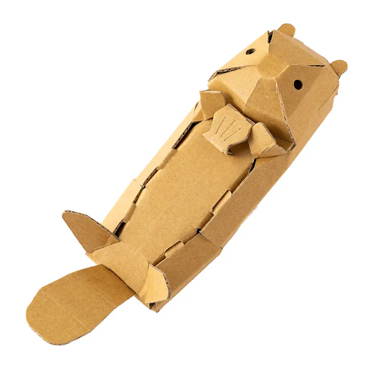 カインズ つくるとい ダンボールの水族館 らっこ