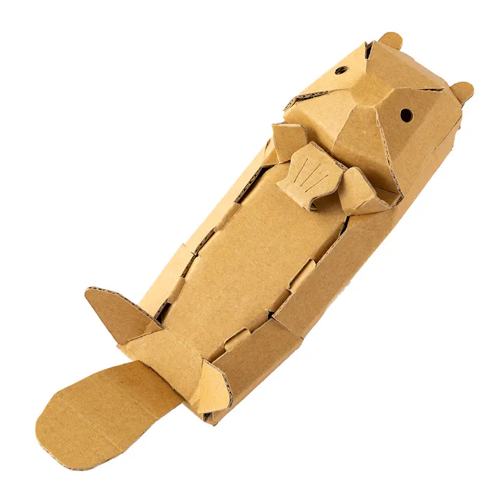 カインズ つくるとい ダンボールの水族館 らっこ