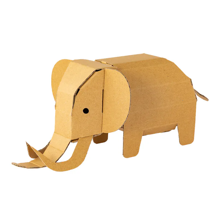 カインズ つくるとい ダンボールの動物園 ぞう