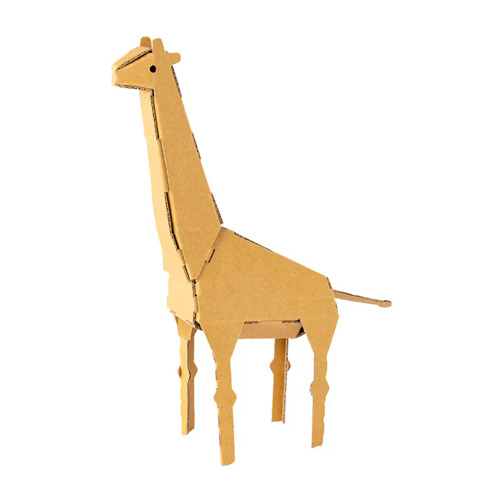 カインズ つくるとい ダンボールの動物園 きりん